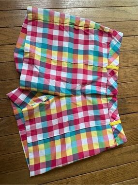 Slazenger Teal & Multicolor Gingham Golf Shorts